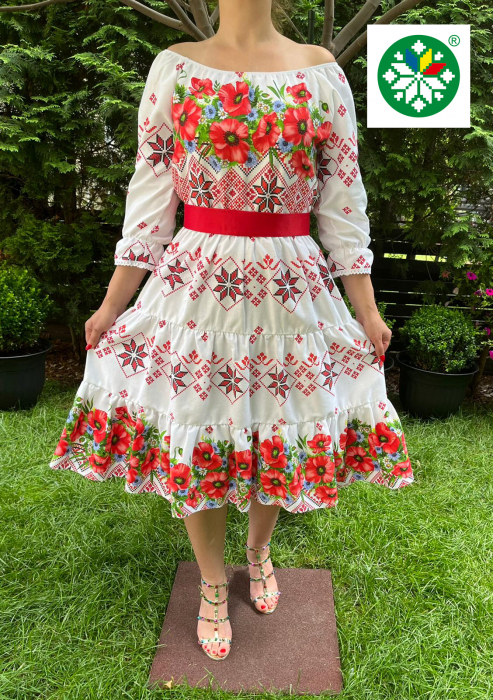 Rochie traditionala volane medie Iuliana [1]