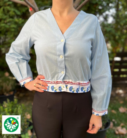 Bluze si topuri - Bluza Amy bleu