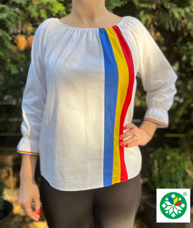 Ii cu iz national - Ie tricolor dama model 3