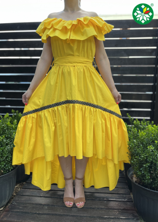 Rochie Emily galbena [4]
