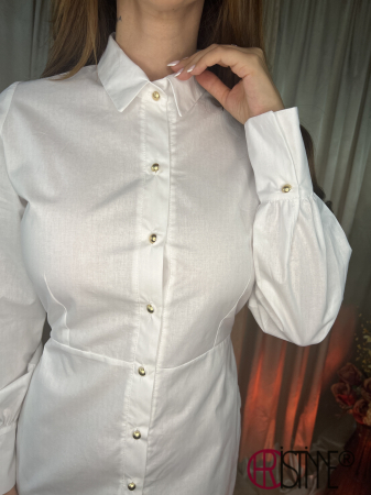 Rochie camasa Viviana alba [4]