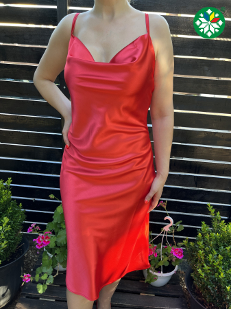 Rochii elegante - Rochie Aissa rosie
