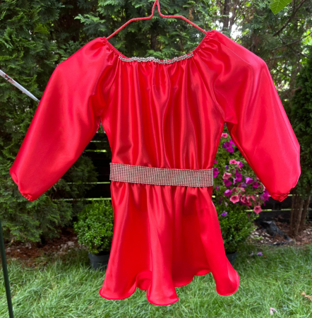 Copii - Rochie fetita Aurora rosie