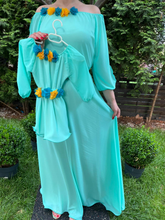 Rochie fetita Cosanzeana turquoise [2]