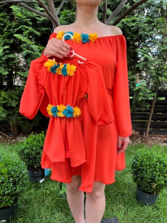Rochie fetita Cosanzeana portocalie [1]