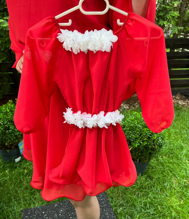Rochii fete - Rochie fetita Cosanzeana rosie