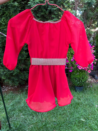 Rochii fete - Rochie fetita Ecaterina rosie