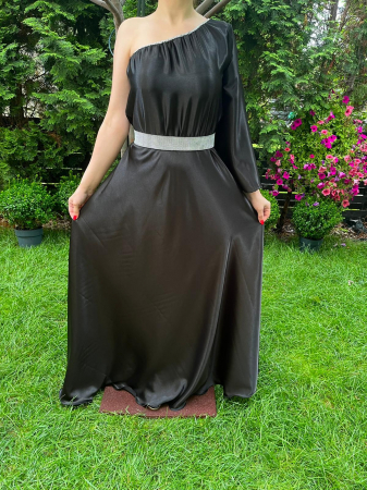Rochii elegante - Rochie lunga Aurora neagra