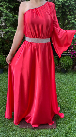 Rochie lunga Aurora rosie [2]
