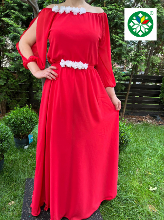 Rochie lunga Cosanzeana rosie [1]