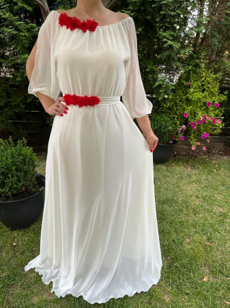 Rochie lunga Cosanzeana alba [1]