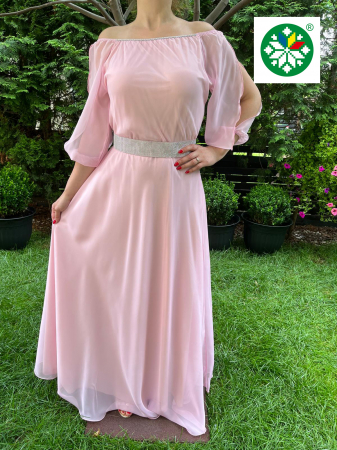 Rochie lunga Ecaterina roz [1]