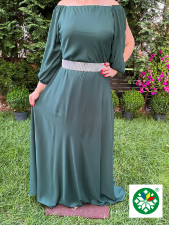 Rochie lunga Ecaterina verde [1]