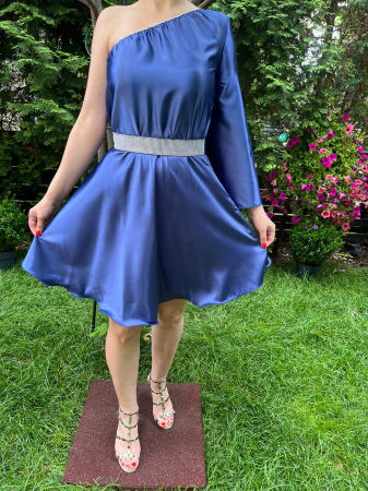 Rochie scurta Aurora albastra [1]