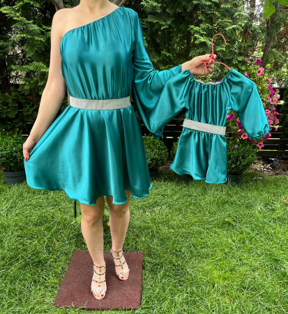 Rochie scurta Aurora verde [2]