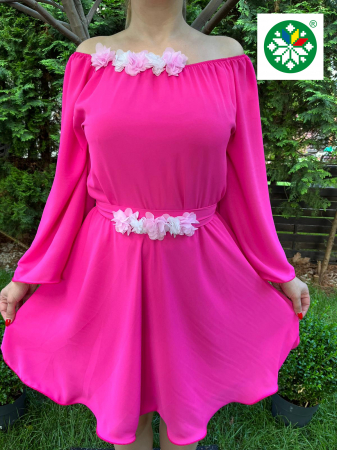 Femei - Rochie scurta Cosanzeana fucsia