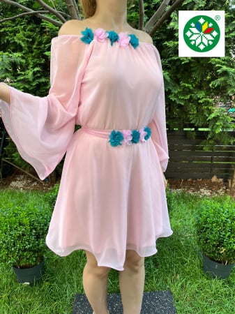 Rochie scurta Cosanzeana roz [2]