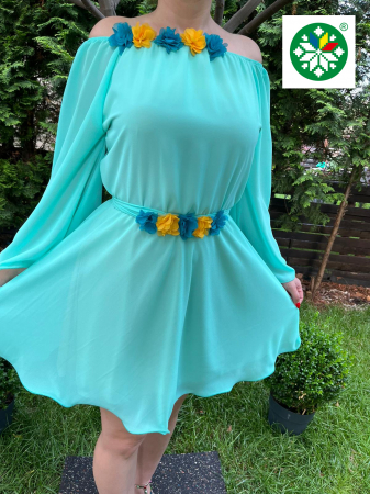 Femei - Rochie scurta Cosanzeana turquoise