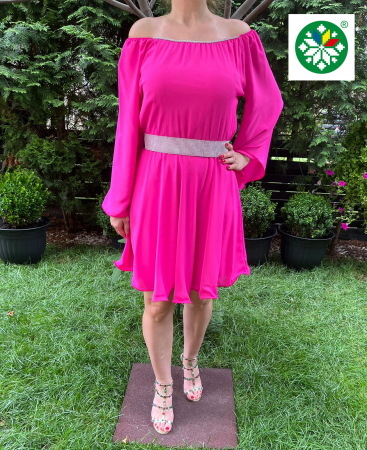Rochie scurta Ecaterina fucsia [1]