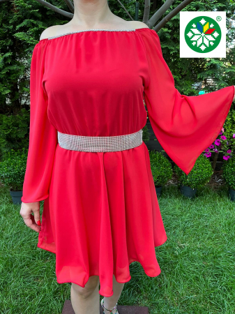 Rochie scurta Ecaterina rosie [1]
