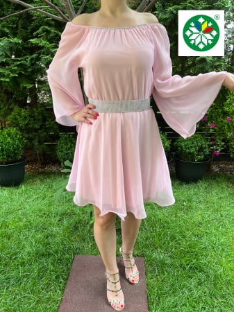 Rochie scurta Ecaterina roz [1]
