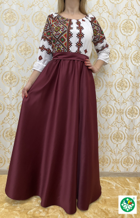 Rochii traditionale - Rochie traditionala lunga Fabia