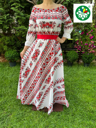 Rochie traditionala lunga Elena [1]