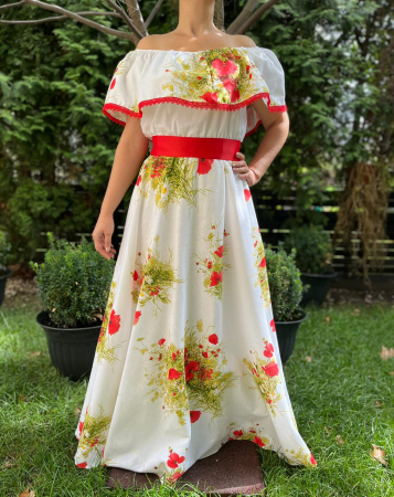Rochie traditionala lunga Lorena [1]