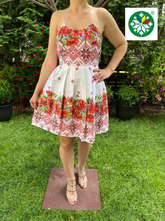 Rochii traditionale - Rochie traditionala pliuri Magdalena