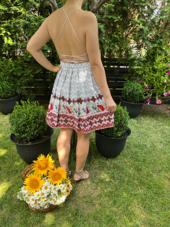 Rochie traditionala pliuri Paula [2]
