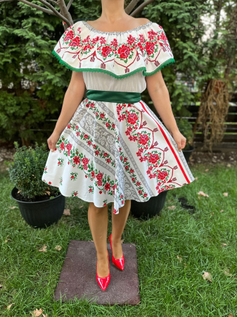 Rochii traditionale - Rochie traditionala scurta Minerva