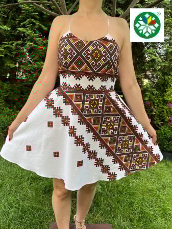 Rochii traditionale - Rochie traditionala scurta Claudia