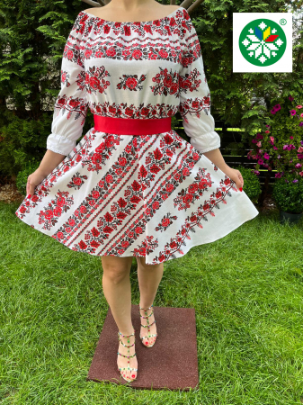 Rochii traditionale - Rochie traditionala scurta Elena
