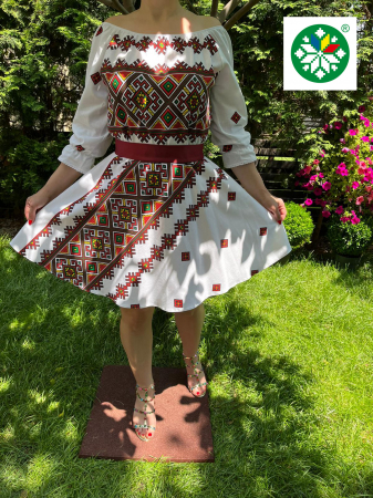 Rochii traditionale - Rochie traditionala scurta Petruta