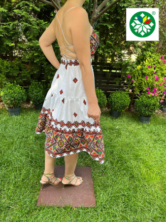 Rochie traditionala volane medie Ancuta [2]