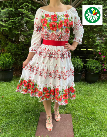 Rochie traditionala volane medie Iuliana [1]