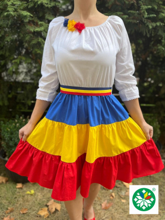 Femei - Rochie tricolor