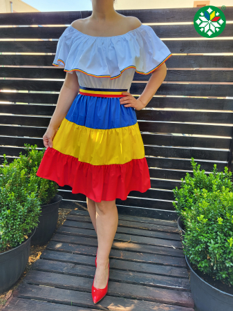 Rochii traditionale - Rochie tricolor 2