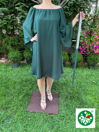 Rochii elegante - Rochie voal Cati verde