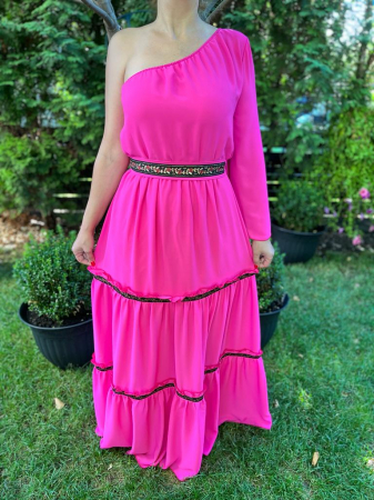 Rochie volane Sonia fucsia [1]