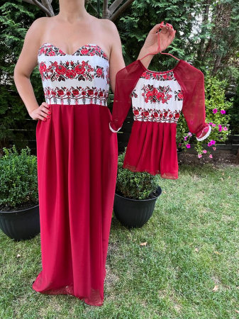 Set mama-fiica - Set rochie corset Adriana