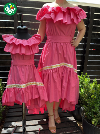 Rochii elegante - Set rochie Emily roz