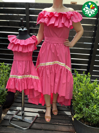 Set rochie Emily roz [1]