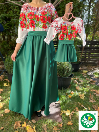 Set mama-fiica - Set rochie lunga Alberta