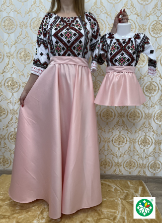 Set mama-fiica - Set rochie lunga Georgia