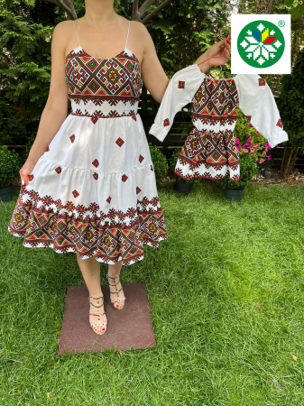 Set mama-fiica - Set rochie medie Ancuta