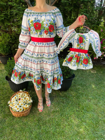Set mama-fiica - Set rochie medie Gia