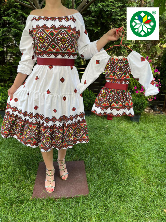 Set mama-fiica - Set rochie medie Liliana