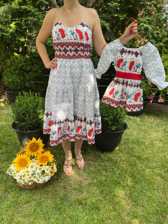Set mama-fiica - Set rochie medie Lucia