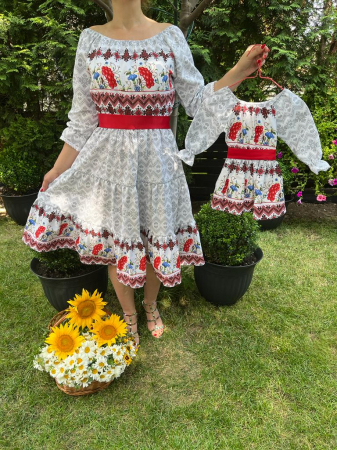 Set mama-fiica - Set rochie medie Melania
